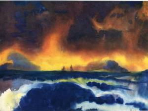 Mer orageuse, Emil Nolde